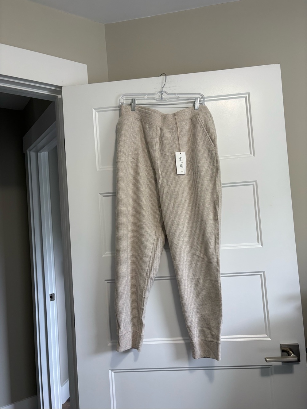 Haven Well Within Waffle Knit Joggers Nwt Sz Large